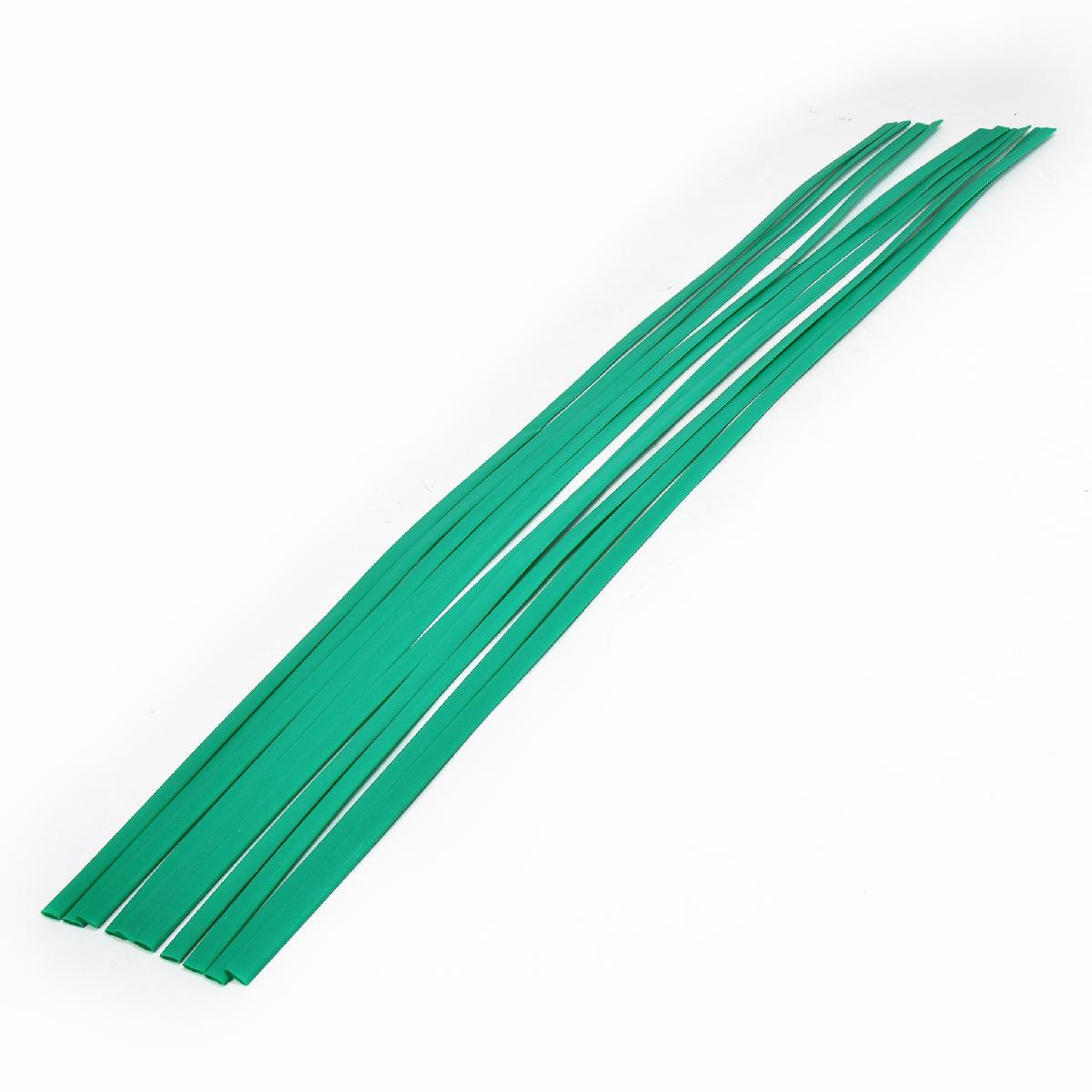 Трубка термозбіжна Ø 8 мм зелена (в упак. 10 шт) 1м ДК