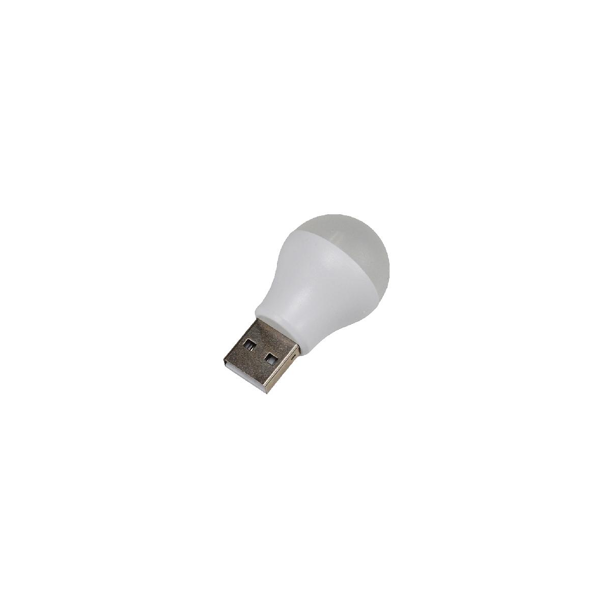 Лампа LED із USB роз'ємом 5V1W біла Axxis