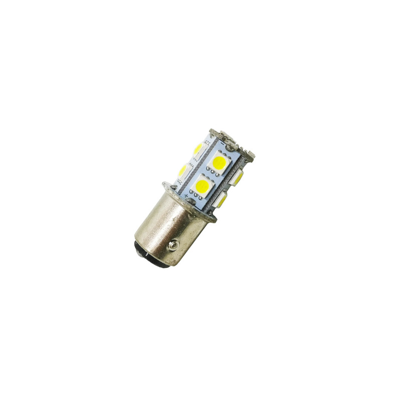 Лампа двоконтактний LED P21/5W 12V 13 діодів (кукурузка) Квант
