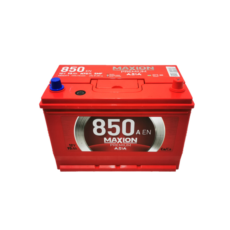 Акумулятор 95 А/год євро 850 А Азія Premium Maxion