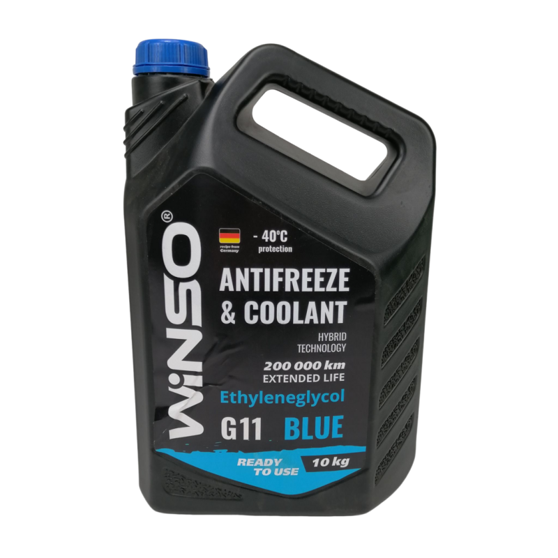 Тосол антифриз (охолоджуюча рідина) 10л синій -40 G-11 Winso