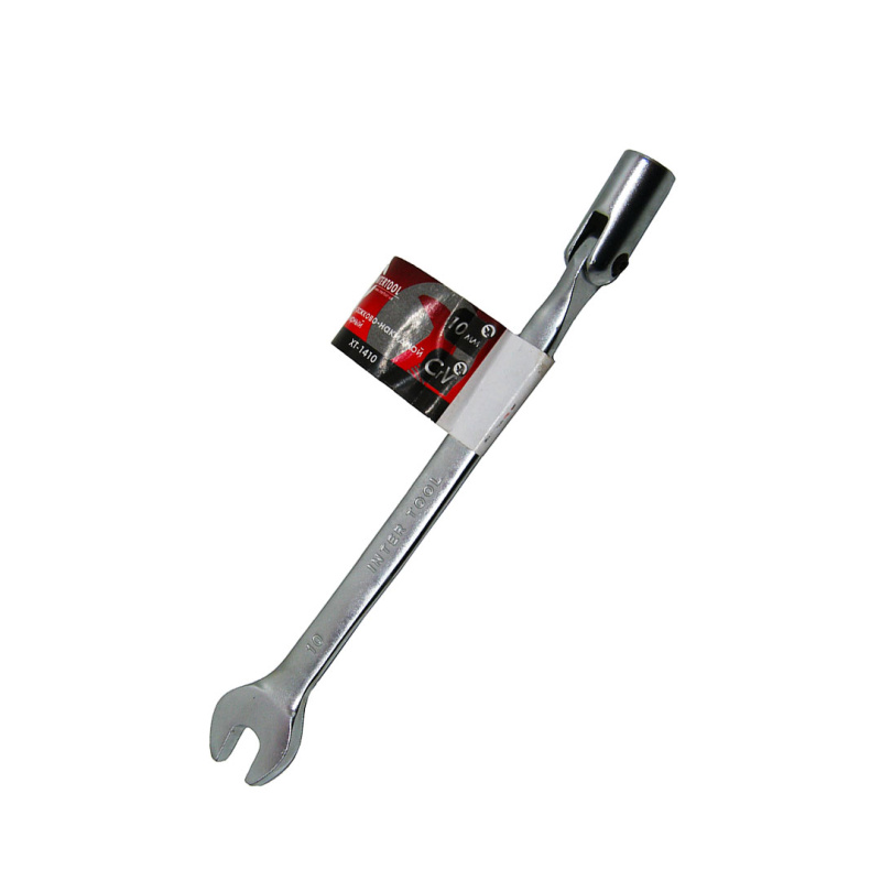 Ключ рожково-накидний шарнірний 10 мм Intertool