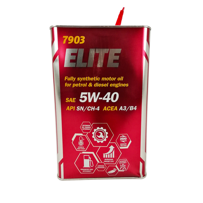 Олива моторна 5W-40 4л Elite Mannol