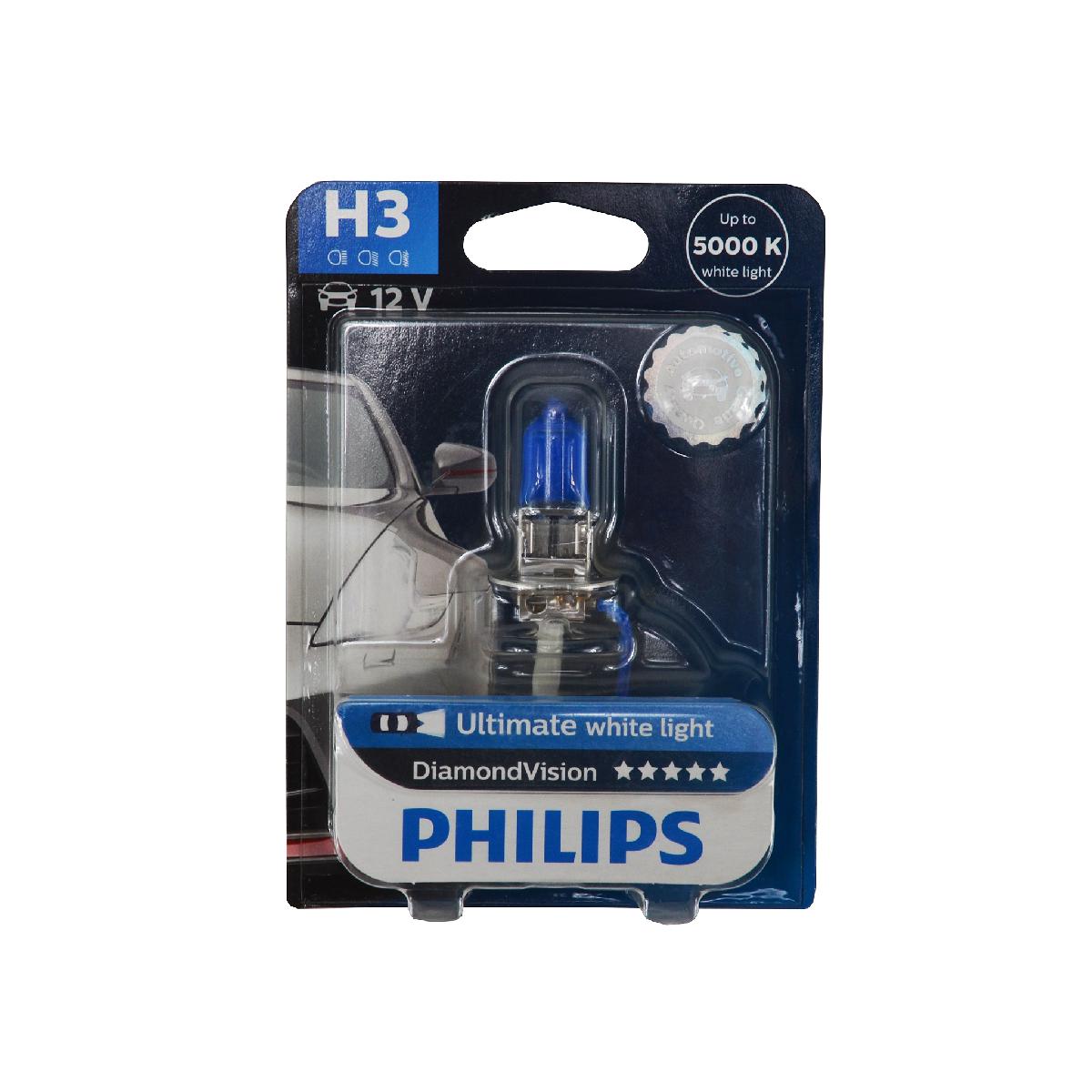 Лампа Н3 12V 55W 5000K Diamond Vision Philips