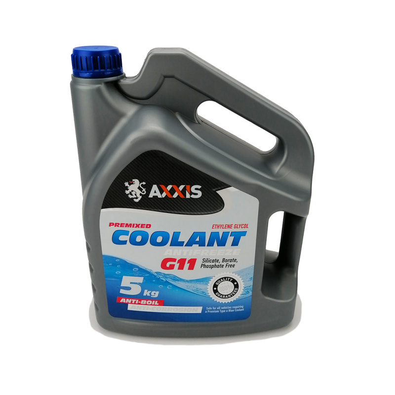 Тосол антифриз (охолоджуюча рідина) 5л синій -40 G-11 Axxis