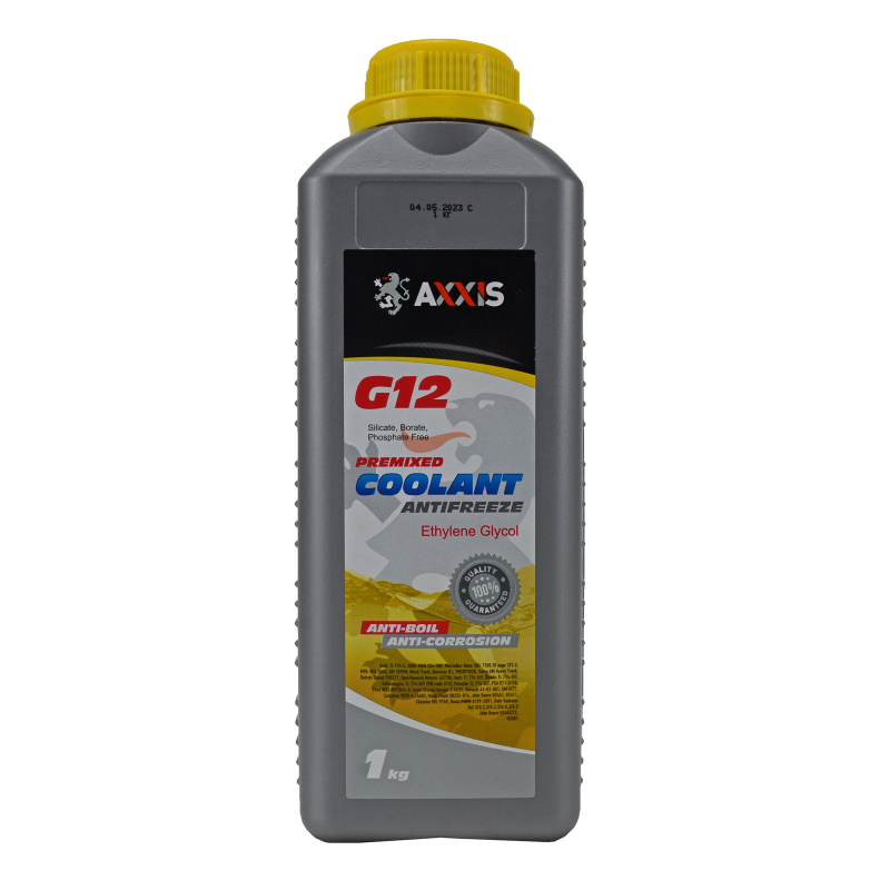 Тосол антифриз (охолоджуюча рідина) 1л жовтий -40 G-12 Axxis