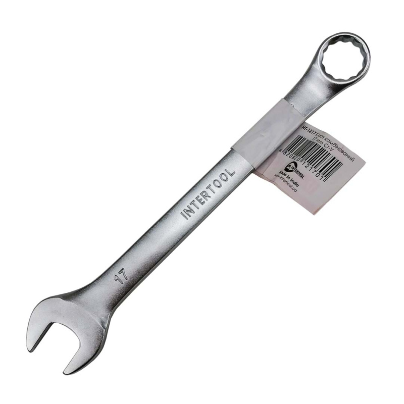 Ключ рожково-накидний 17 мм Intertool