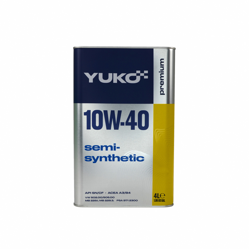 Олива моторна 10W-40 4л Semisynthetic Yuko