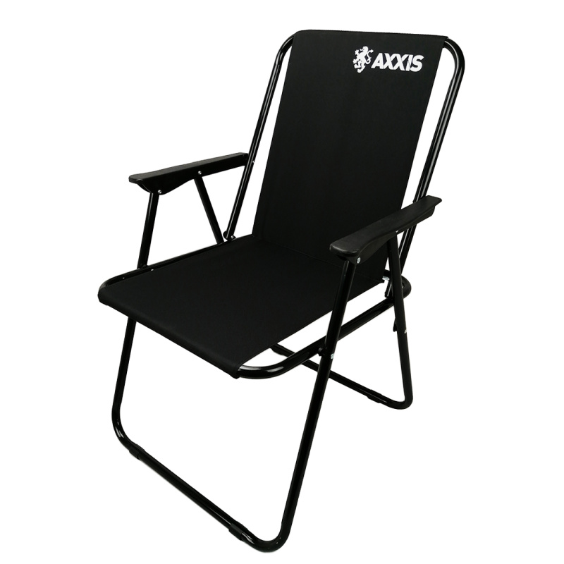 Крісло розкладне для пікніка, риболовлі (чорне) Axxis